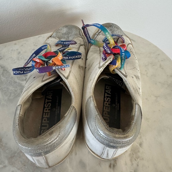 Preloved Golden Goose Metallic Sneakers - Picture 12 of 13